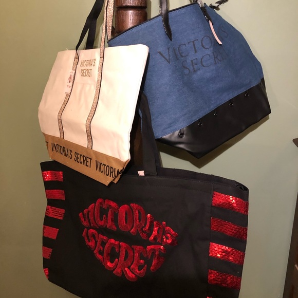 Victoria’s Secret Tote w/matching clutch/makeup - Picture 4 of 4